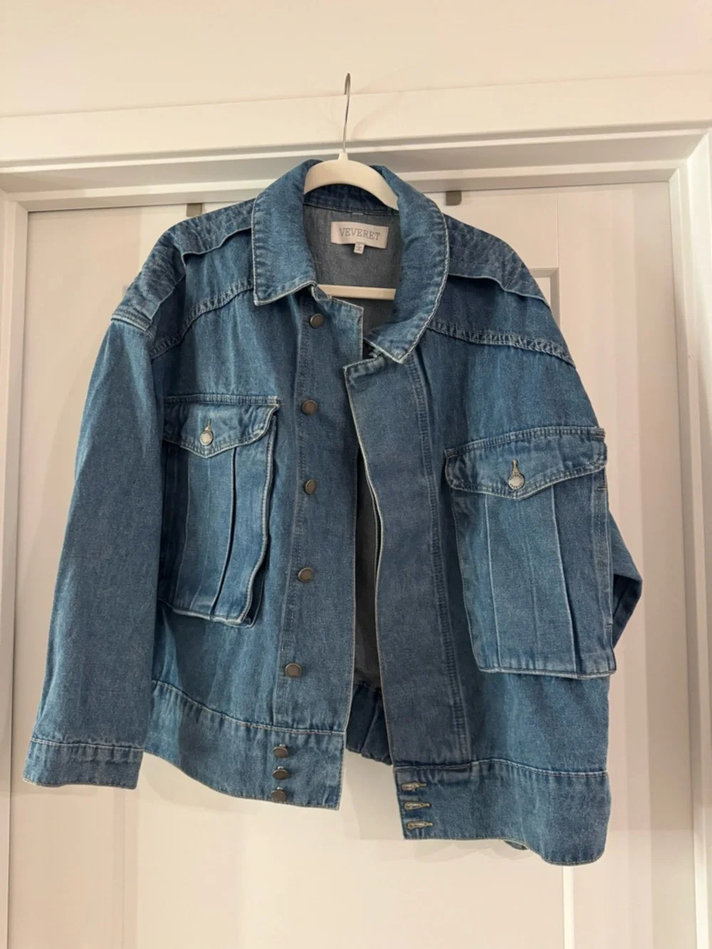 Cargo Denim Jacket - Picture 3 of 5